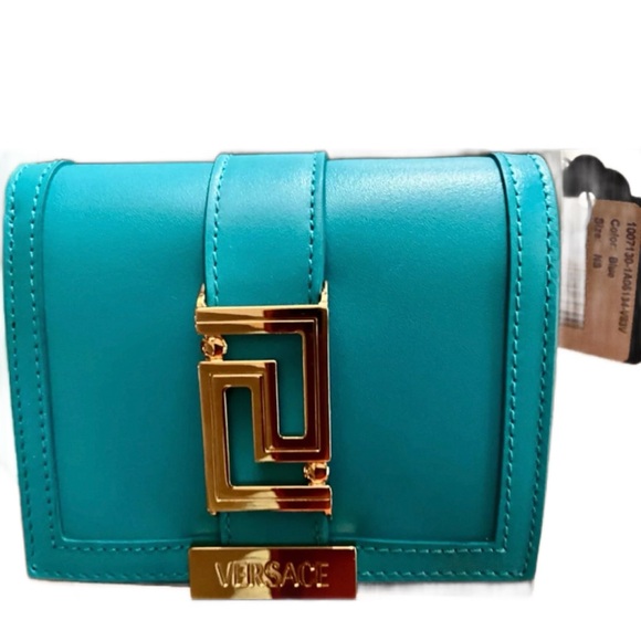 VERSACE Greca Goddess Wallet On Chain NWT - Picture 2 of 4